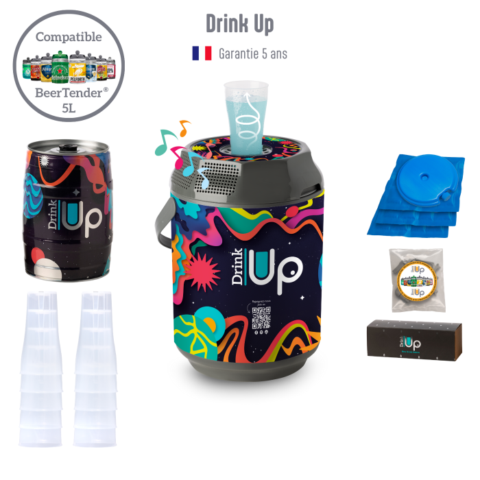 Tiradora Drink Up + altavoz bluetooth